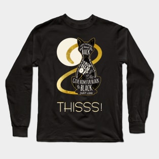 Hocus Pocus Cat Spell - Just. Like. This Long Sleeve T-Shirt